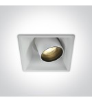 Lampy podtynkowe - oczka - One Light biały regulowany wpust LED Skiti 51111C/W/W - product 1