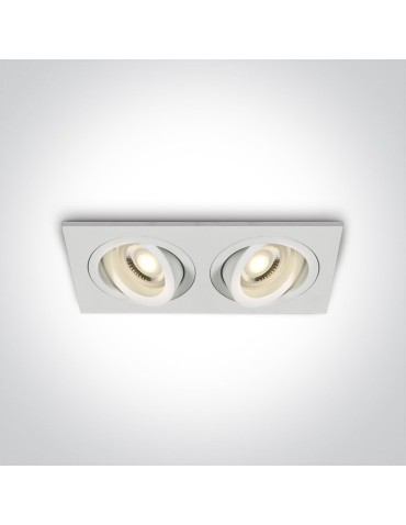 One Light podwójna lampa Glafira 51205ABG/W