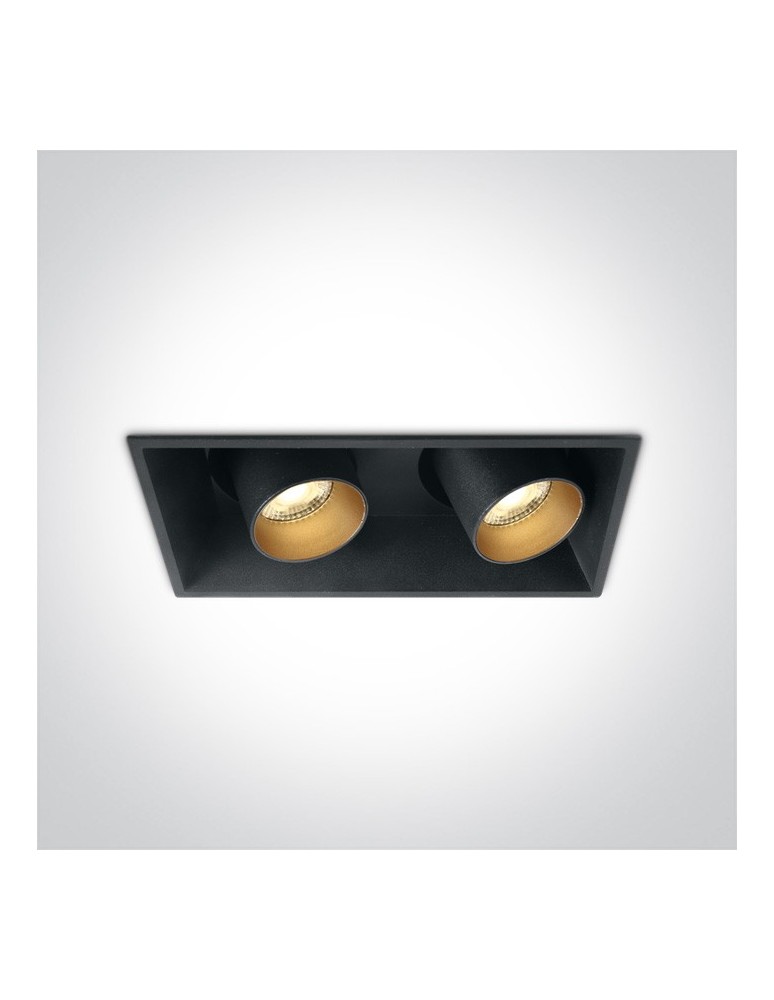 Lampy podtynkowe - oczka - One Light podójna stylowa lampa LED Skiti 2 51211C/B/W - produkt kolory-swiatla.pl 1