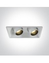 One Light podójna stylowa lampa LED Skiti 2 51211C/W/W