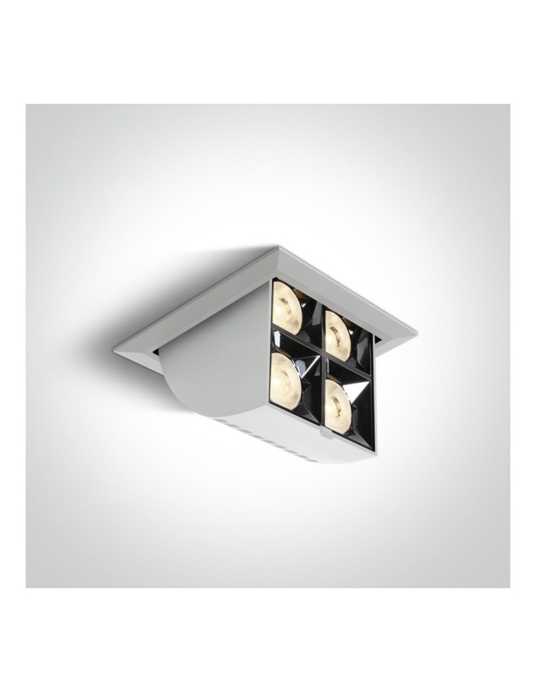Reflektory wpuszczane w sufit - One Light wysuwana lampa LED czarna Namata 51406B/W/W - produkt kolory-swiatla.pl 1