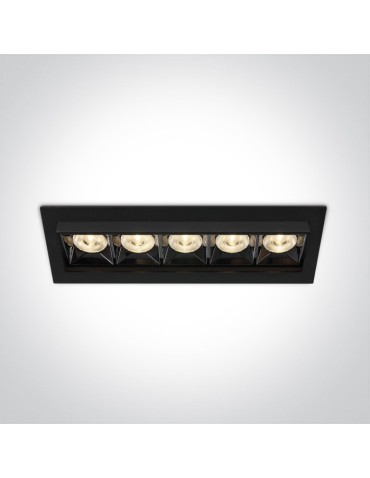 One Light wpust LED x5 Rodi 51506B/B/W