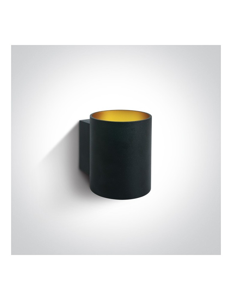Kinkiety minimalistyczne - One Light klimatyczny czarny kinkiet Glafki 2 6017/B - produkt kolory-swiatla.pl 1