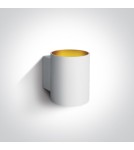 Kinkiety minimalistyczne - One Light klimatyczny biały kinkiet Glafki 2 - product 1