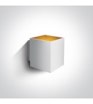 Kinkiety minimalistyczne - One Light kinkiet biały sześcian Trikorifo 6017A/W - product 1