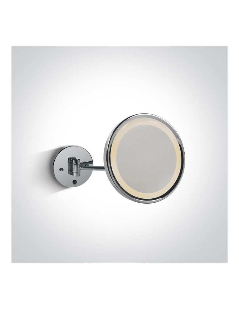 Lustra podświetlane - One Light kinkiet do łazienki lustro Giromeri 60204/C IP44 - produkt kolory-swiatla.pl 1