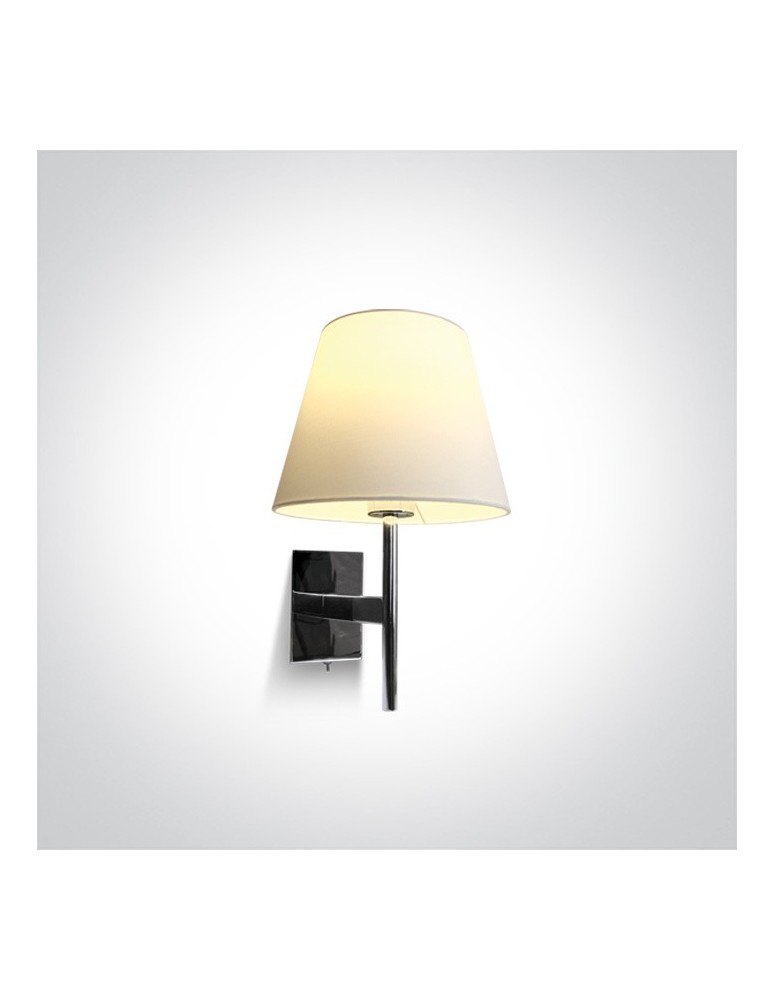 Kinkiety z abażurem - One Light lampa ścienna w stylu hotel Raiko 61076/C - produkt kolory-swiatla.pl 1