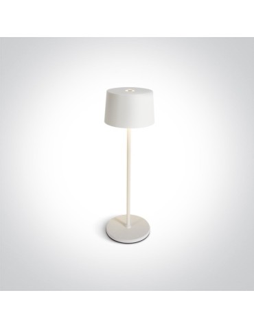 One Light bezprzewodowa lampa stołowa Kranea 61082A/W IP65