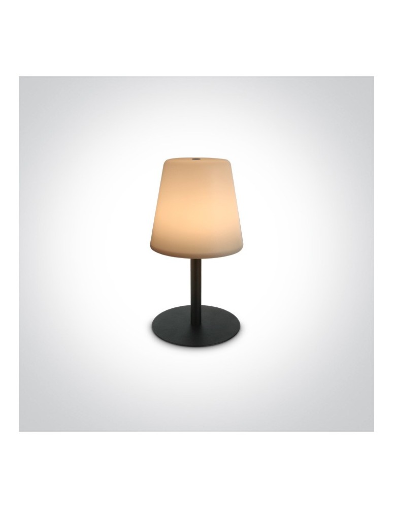 Lampy ogrodowe przenośne - One Light bezprzewodowa lampa stołowa Grewena 61084/B IP44 - produkt kolory-swiatla.pl 1