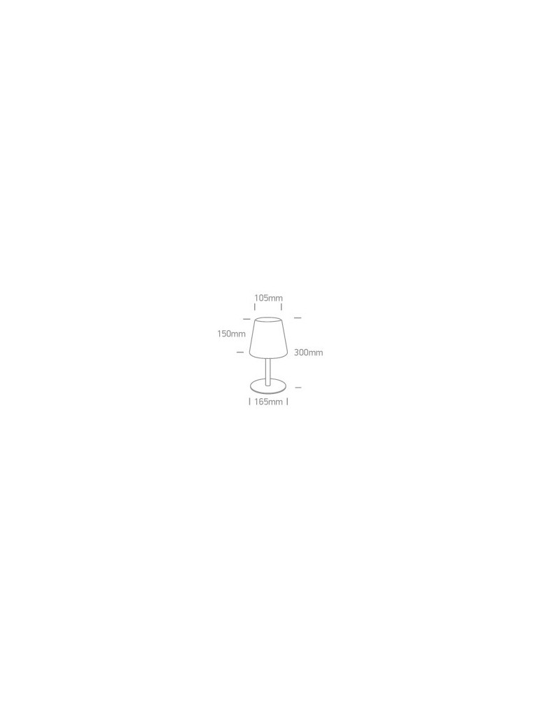 Lampy ogrodowe przenośne - One Light bezprzewodowa lampa stołowa Grewena 61084/B IP44 - product kolory-swiatla.pl 3