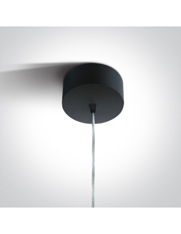 One Light mała czarna lampa wisząca Ampeliko 63105N/B - produkt 2