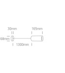 Lampy wiszące - One Light mała czarna lampa wisząca Ampeliko 63105N/B - product 3