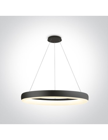 One Light lampa wisząca LED Vitoli 63114/B/W