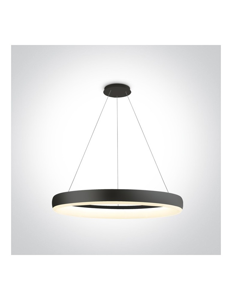 Lampy wiszące okręgi - One Light lampa wisząca LED Vitoli 63114/B/W - produkt kolory-swiatla.pl 1