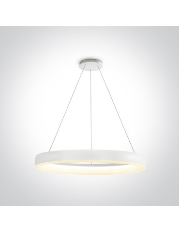 One Light lampa wisząca LED Vitoli 63114/W/W