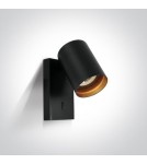 Kinkiety regulowane - One Light kinkiet ozdobny czarny Elatos K 65105NA/B - product 1