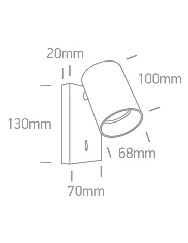 One Light kinkiet ozdobny czarny Elatos K 65105NA/B - produkt 2