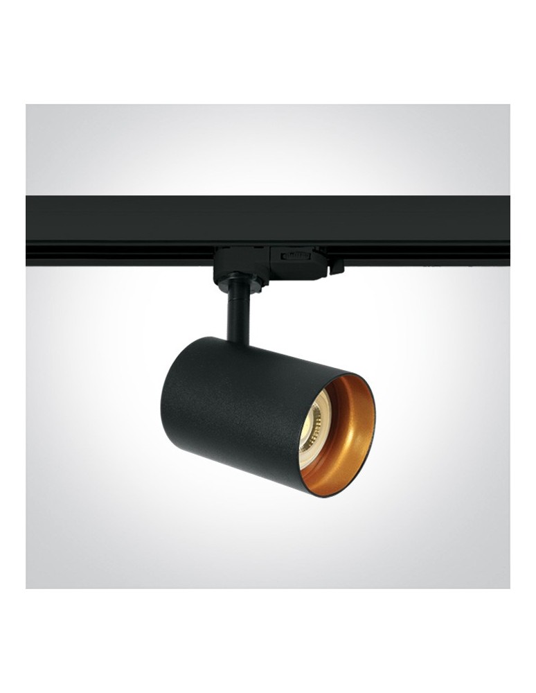 Oświetlenie szynowe - One Light reflektor ozdobny na szynę Kopseika 65105NT/B - produkt kolory-swiatla.pl 1