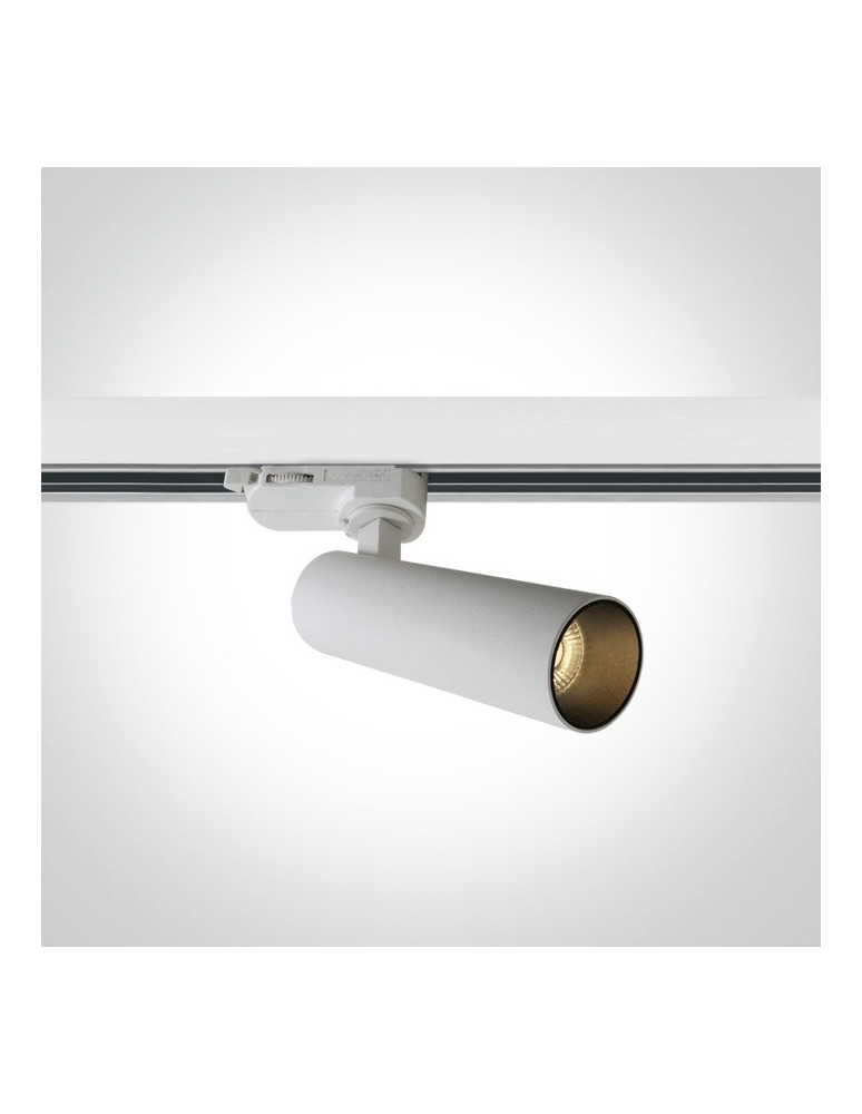 Oświetlenie szynowe - One Light reflekktor na szynę sklep slaon Loggitsi 65108T/W/W - produkt kolory-swiatla.pl 1