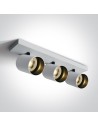One Light lampa sufitowa ozdobna 3X10W Elatos 3 65305N/W