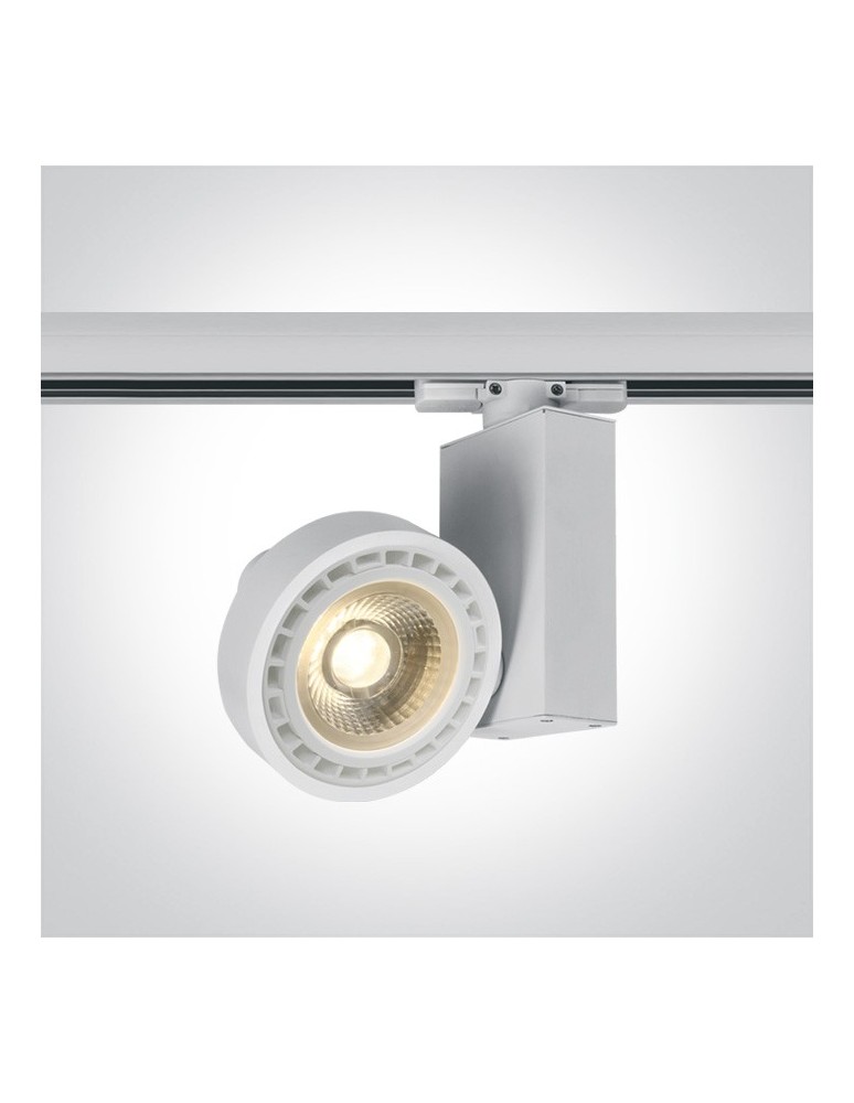 Oświetlenie szynowe - One Light reflektor na szynę biały Polineri 65518T/W - produkt kolory-swiatla.pl 1