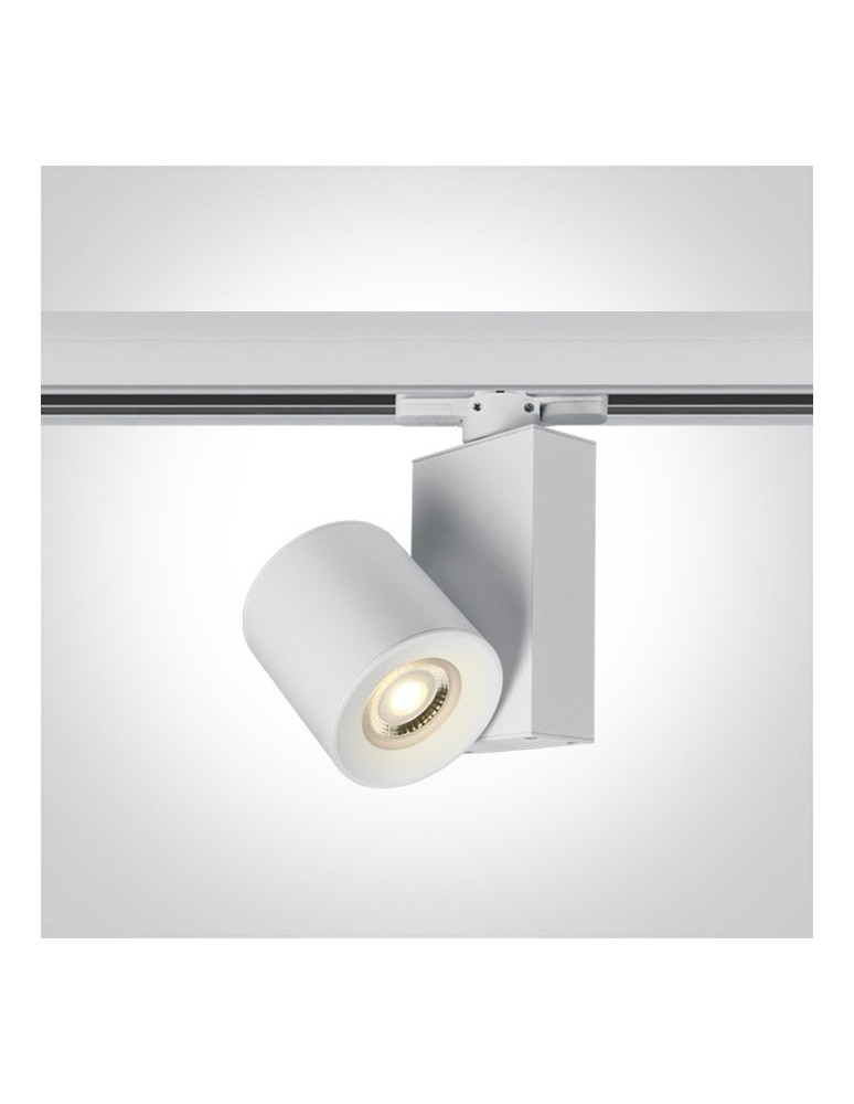 Oświetlenie szynowe - One Light biały reflektor na szynę 20W Kipseli 65519T/B - produkt kolory-swiatla.pl 1