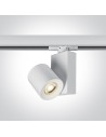 One Light biały reflektor na szynę 20W Kipseli 65519T/B