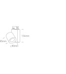 Oświetlenie szynowe - One Light biały reflektor na szynę 20W Kipseli 65519T/B - produkt 2
