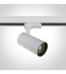 Oświetlenie szynowe - One Light reflektor mosiądz na szynę Markos 65524T/W/W - produkt 1