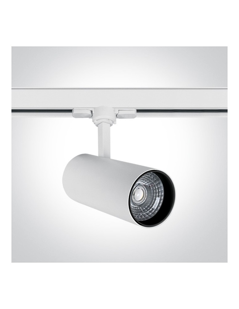 Oświetlenie szynowe - One Light reflektor LED biały na szynę 20W Skalitina 2 65642BT/W/C - produkt kolory-swiatla.pl 3