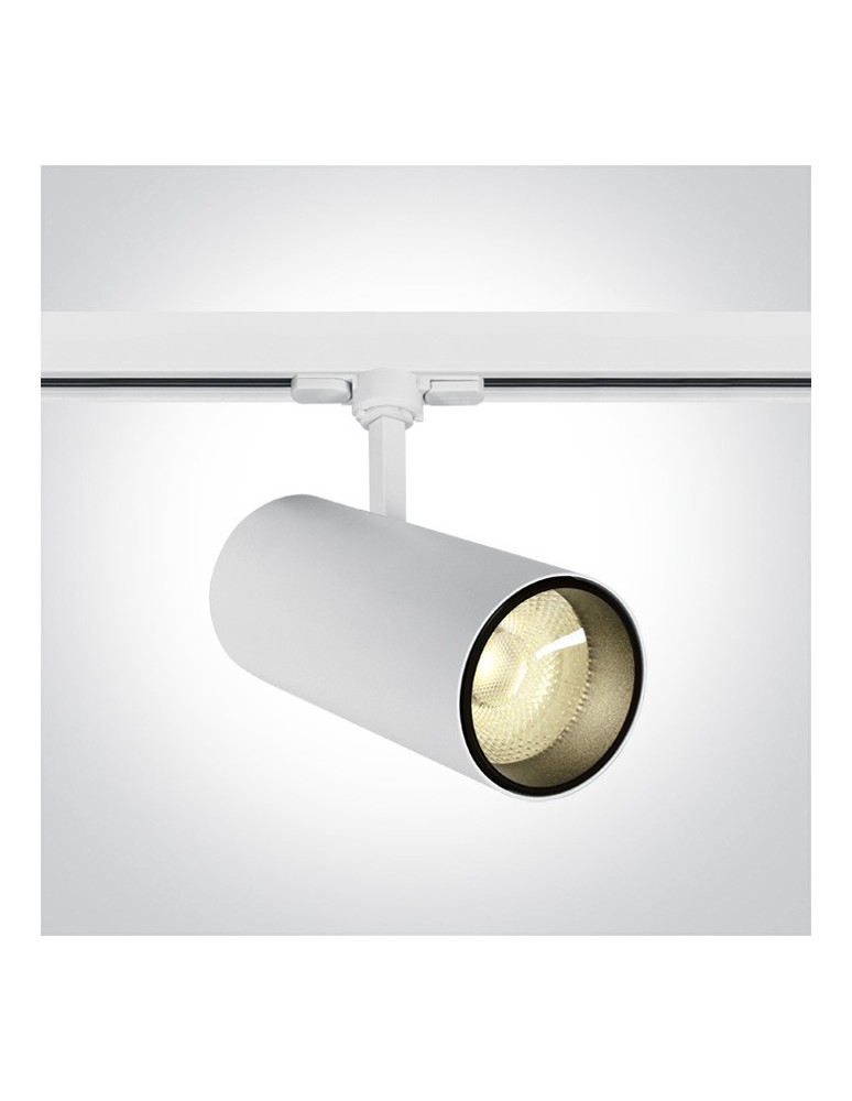 Oświetlenie szynowe - One Light reflektor biały 30W na szynę Skalitina 3 65642CT/W/W - produkt kolory-swiatla.pl 1
