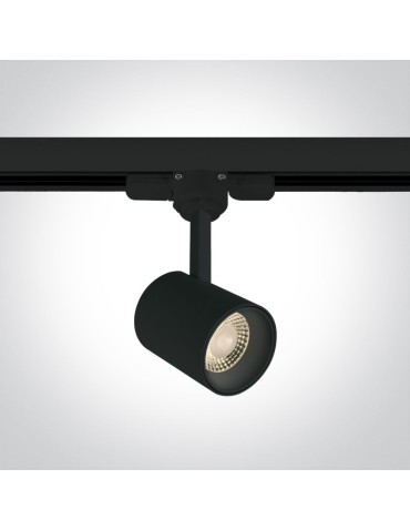 One Light reflektor czarny LED na szynę Lampiri 65646T/B/W