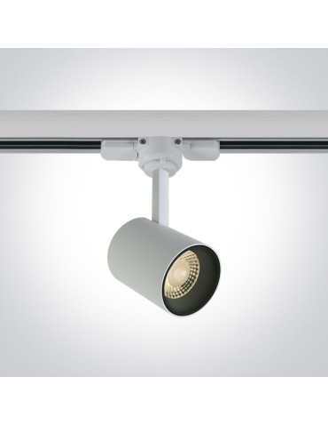 One Light reflektor czarny LED na szynę Lampiri 65646T/W/W