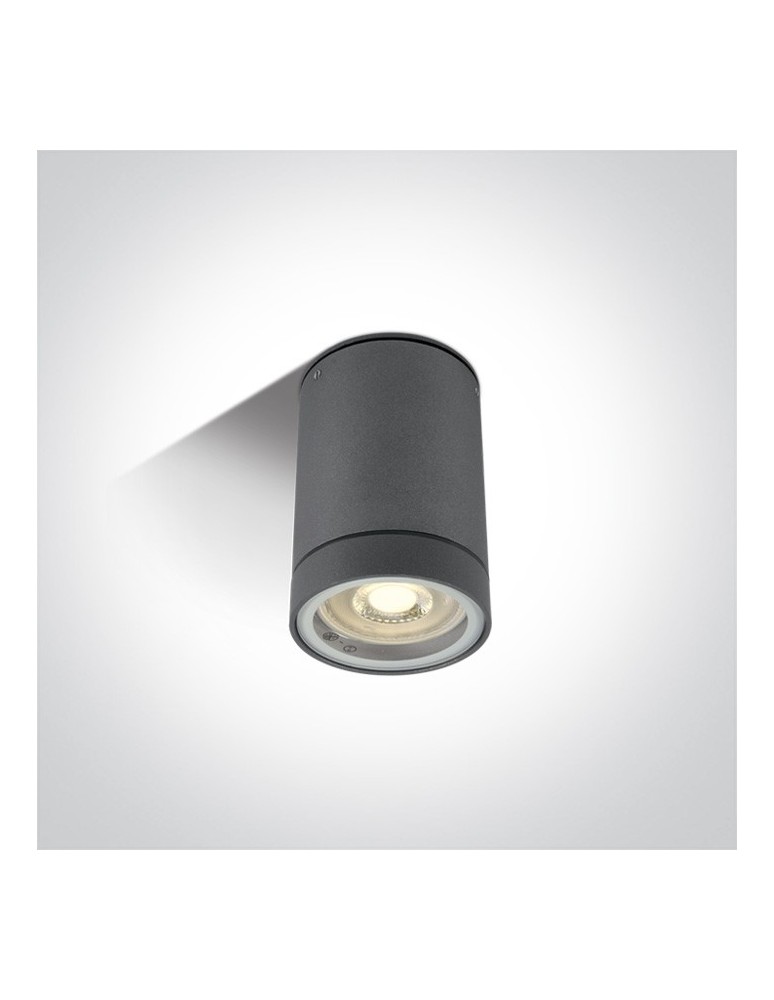 Lampy zewnętrzne sufitowe - One Light lampa sufitowa antracyt Lido 67130C/AN IP54 - produkt kolory-swiatla.pl 1