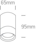 Lampy zewnętrzne sufitowe - One Light lampa sufitowa antracyt Lido 67130C/AN IP54 - product 2