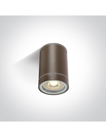 One Light lampa sufitowa brąz Lido 67130C/BR IP54