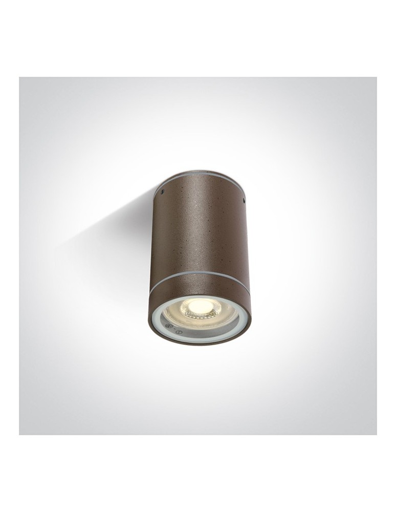 Lampy zewnętrzne sufitowe - One Light lampa sufitowa brąz Lido 67130C/BR IP54 - produkt kolory-swiatla.pl 1