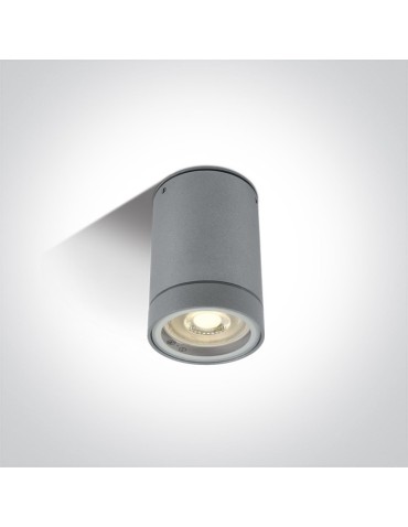 One Light lampa sufitowa szara Lido 67130C/G IP54