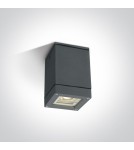 Lampy zewnętrzne sufitowe - One Light lampa sufitowa sześcian Avoros S 67130D/AN IP54 - product 1