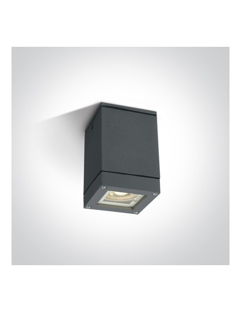 Lampy zewnętrzne sufitowe - One Light lampa sufitowa sześcian Avoros S 67130D/AN IP54 - produkt kolory-swiatla.pl 1