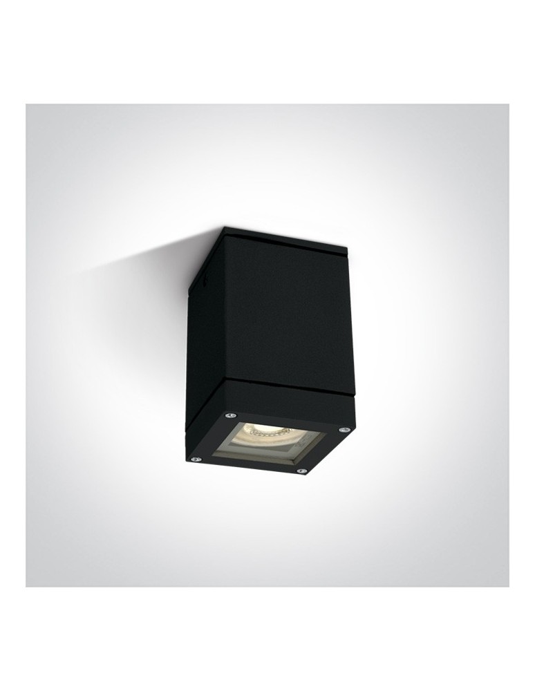 Lampy zewnętrzne sufitowe - One Light lampa sufitowa sześcian Avoros S 67130D/B IP54 - produkt kolory-swiatla.pl 1