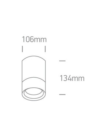 One Light lampa sufitowa 75W Stromi S 67132C/G IP54 - produkt 2