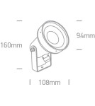 Reflektory i naświetlacze zewnętrzne - One Light lampa reflektor ogrodowy Katalima 67196BG/W IP65 - product 3