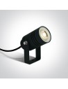One Light reflektor do ogrodu czarny Martino 67198G/B IP65