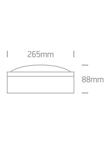 One Light plafon na zewnątrz Lagonisi 67204/B IP54 - produkt 2