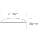 Lampy zewnętrzne sufitowe - One Light plafon na zewnątrz Lagonisi 67204/G IP54 - product 2