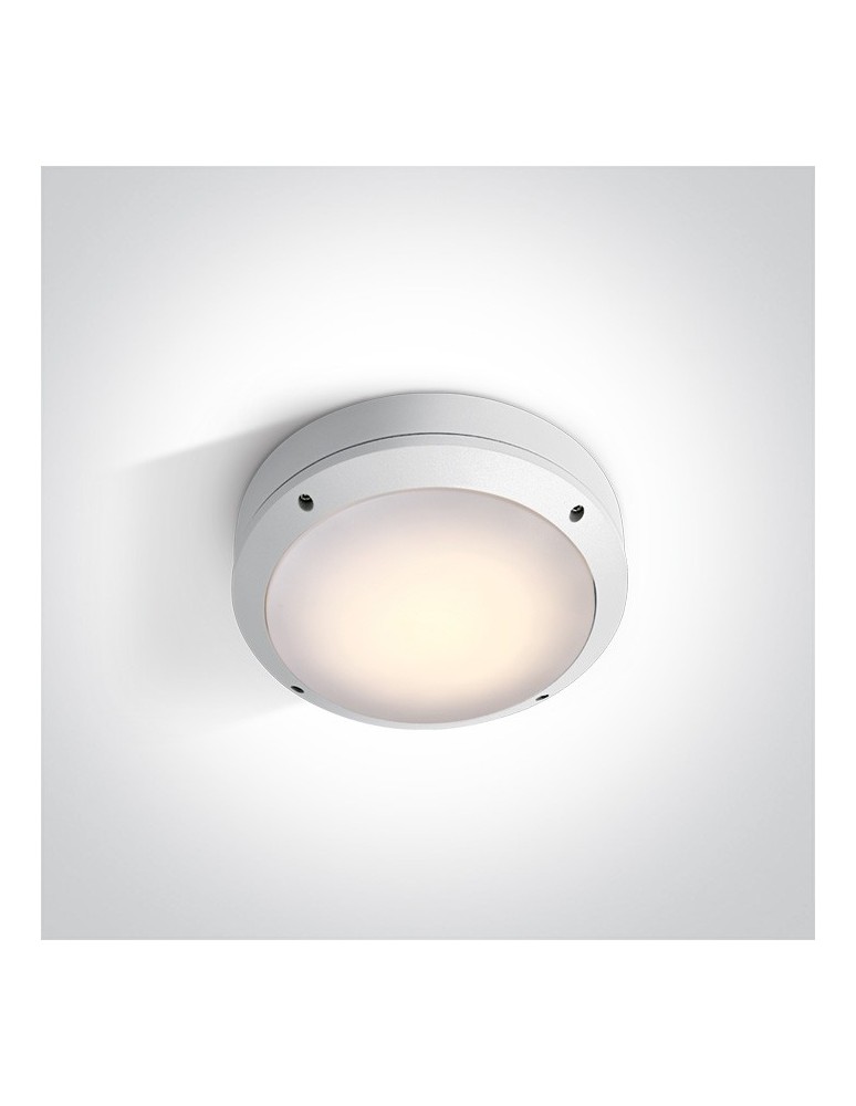 Lampy zewnętrzne sufitowe - One Light plafon na zewnątrz Lagonisi 67204/W IP54 - produkt kolory-swiatla.pl 1