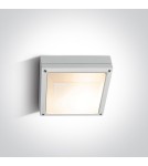 Lampy zewnętrzne sufitowe - One Light plafon kwadrat zewnętrzny Kronia 67208/W IP54 - product 1