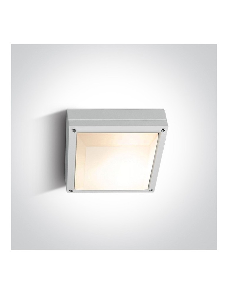 Lampy zewnętrzne sufitowe - One Light plafon kwadrat zewnętrzny Kronia 67208/W IP54 - produkt kolory-swiatla.pl 1