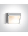One Light plafon kwadrat zewnętrzny Kronia 67208/W IP54